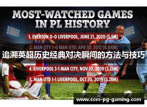 追溯英超历史经典对决瞬间的方法与技巧 追溯英超历史经典对决瞬间的方法与技巧